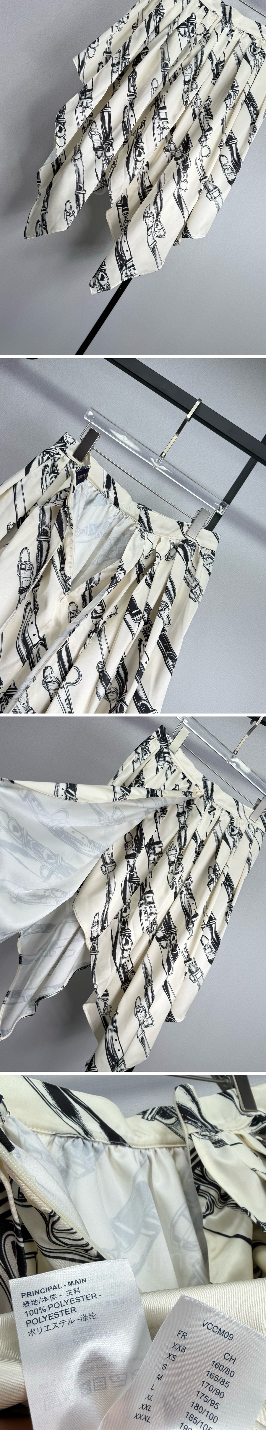 루이비통 여성 모노그램 리버서블 봄버 자켓 + 미디 스커트 상하의 세트 26SS 상세이미지 8