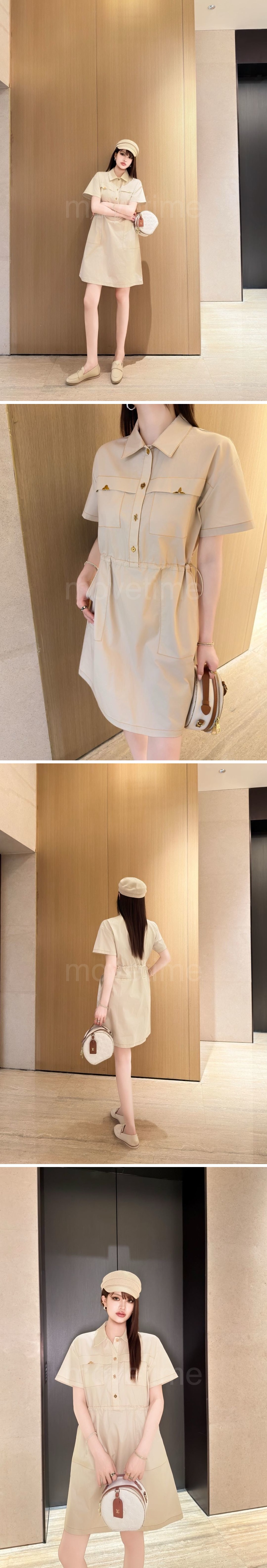 루이비통 여성 카라 반팔 원피스 26SS 상세이미지 3