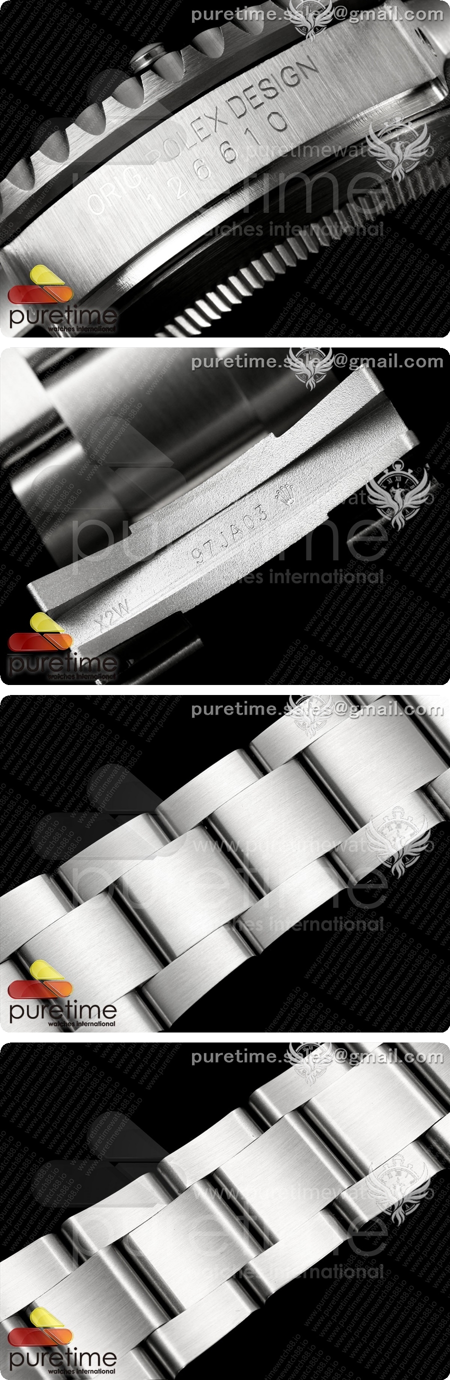 롤렉스 서브마리너 41mm 126610 LV 커밋 QF 1:1 베스트 에디션 904L 스테인리스 스틸 케이스 및 브레이슬릿 JH3285 (프리 스프링) 상세이미지 9