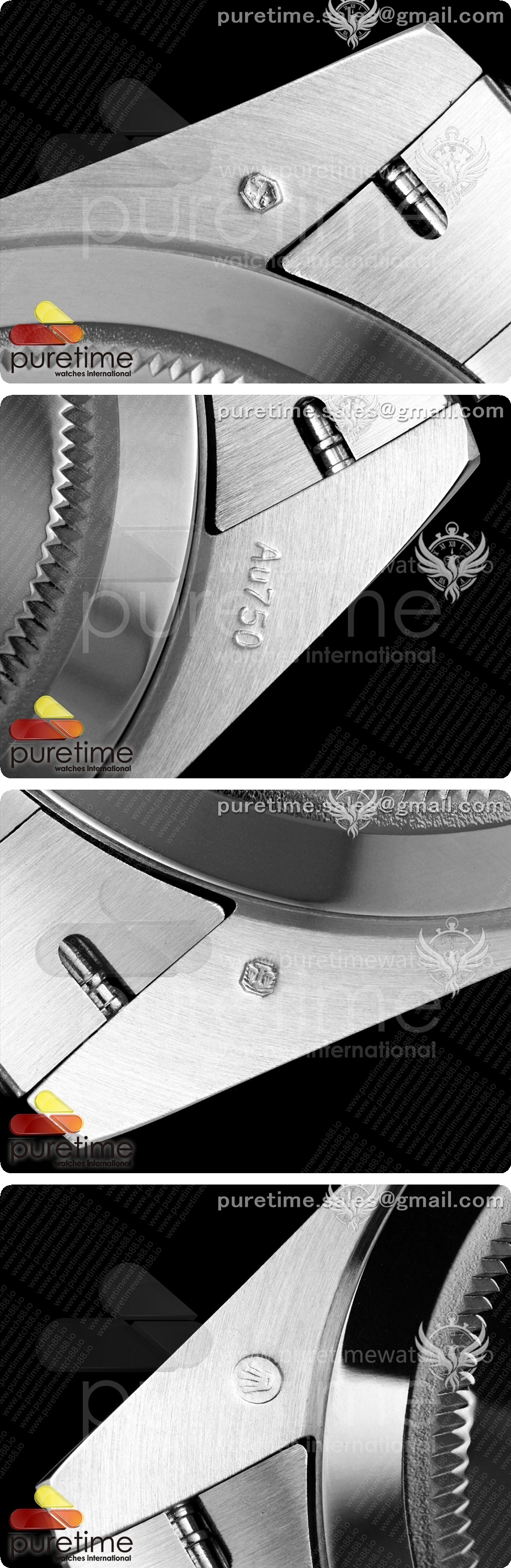 롤렉스 데이 데이트 40 SS RGF 1:1 베스트 에디션 블랙 스틱 다이얼 프레지던트 브레이슬릿 VR3255 상세이미지 8