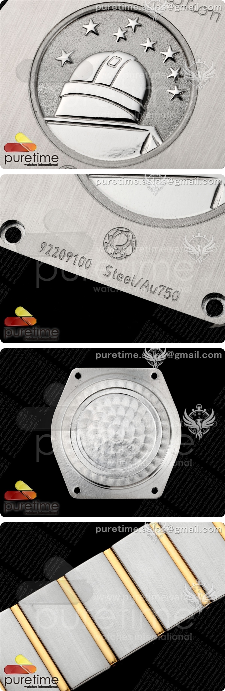 오메가 컨스텔레이션 28mm 스테인레스 옐로우골드 8848F 1:1 베스트 에디션 화이트 자개 스틱 다이얼, SS/YG 브레이슬릿, ETA 쿼츠 상세이미지 6