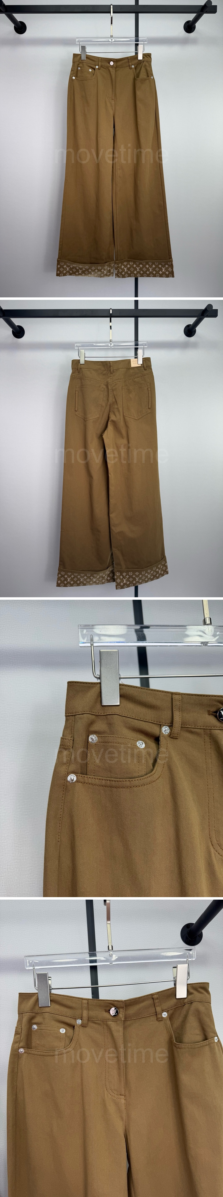 루이비통 여성 모노그램 오버핏 데님 팬츠 진 청바지 26SS 상세이미지 2