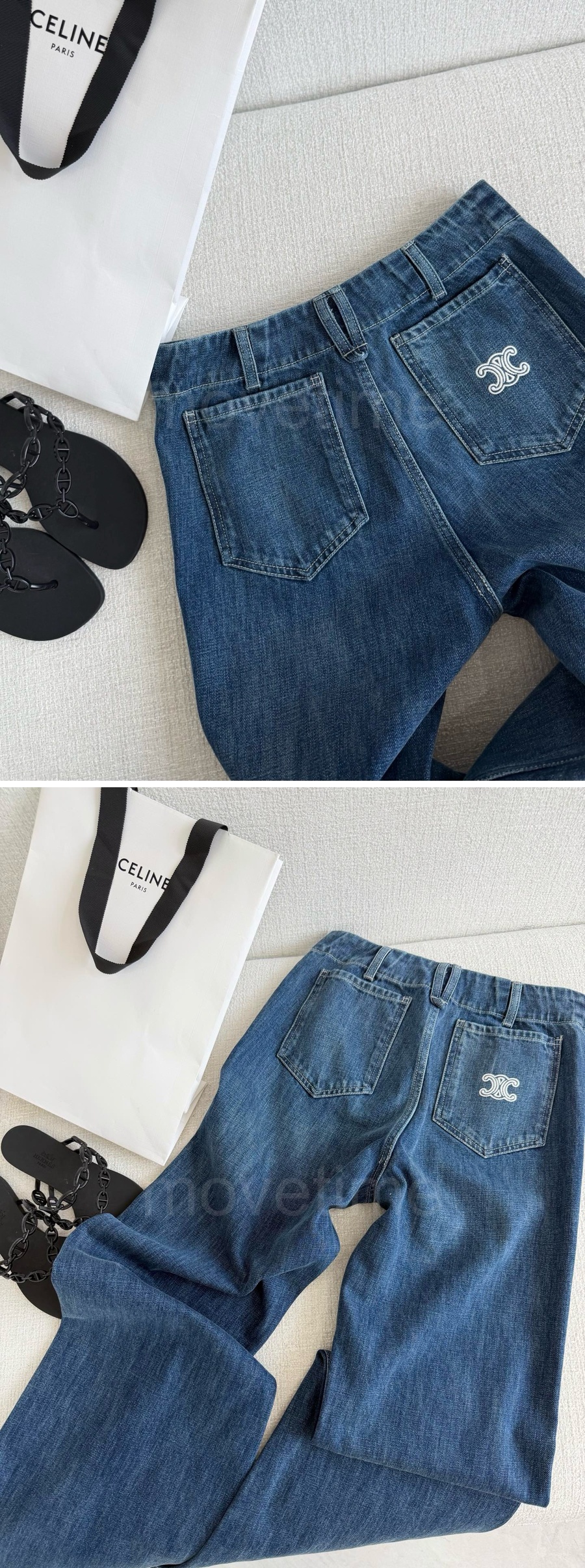 셀린느 여성 데님 팬츠 진 청바지 26SS 상세이미지 5
