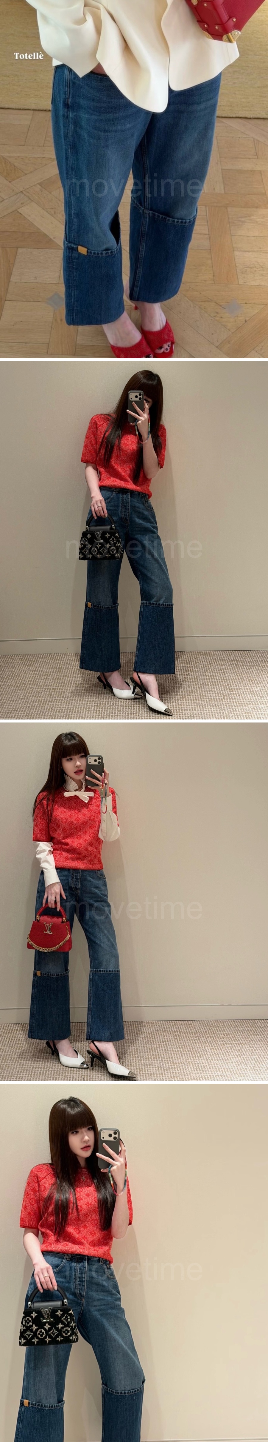 루이비통 여성 데님 팬츠 진 청바지 26SS 상세이미지 2