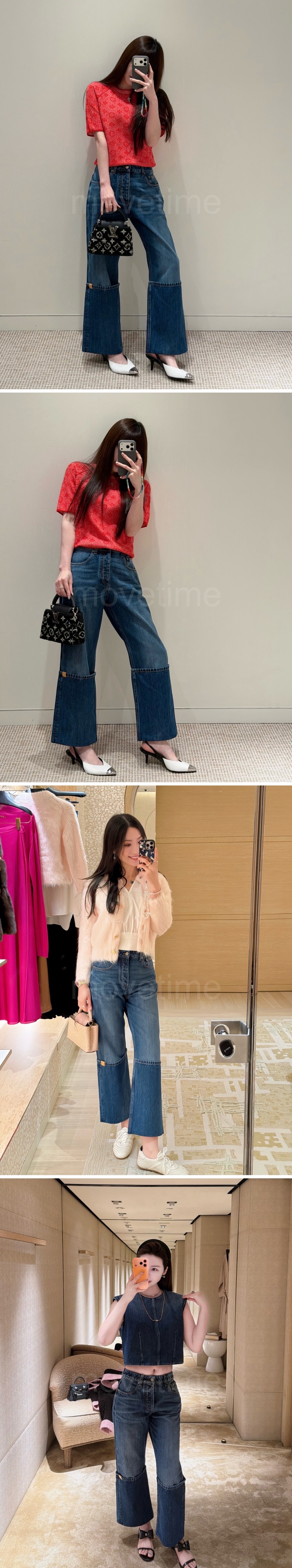 루이비통 여성 데님 팬츠 진 청바지 26SS 상세이미지 3