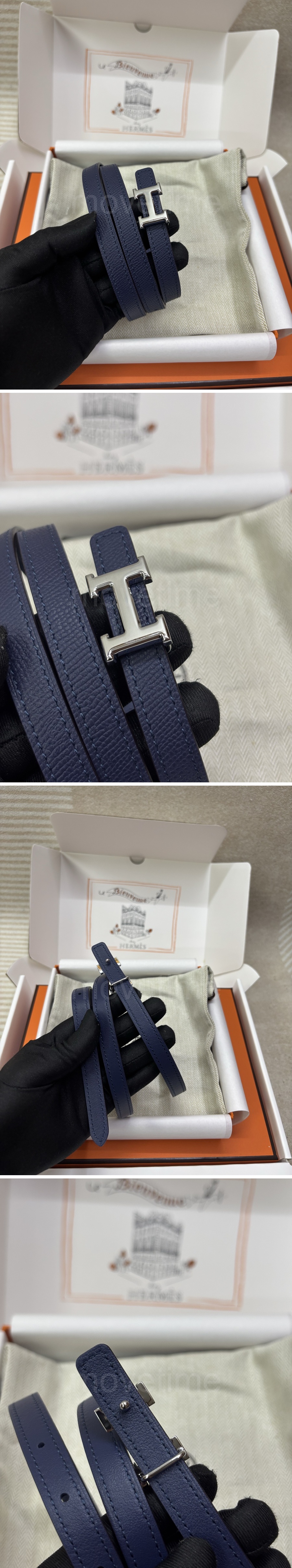에르메스 여성 레더 가죽 1.3cm 벨트 26SS 상세이미지 2