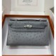 에르메스 Kelly Pochette 타조가죽 22 핸드백 클러치백 26SS