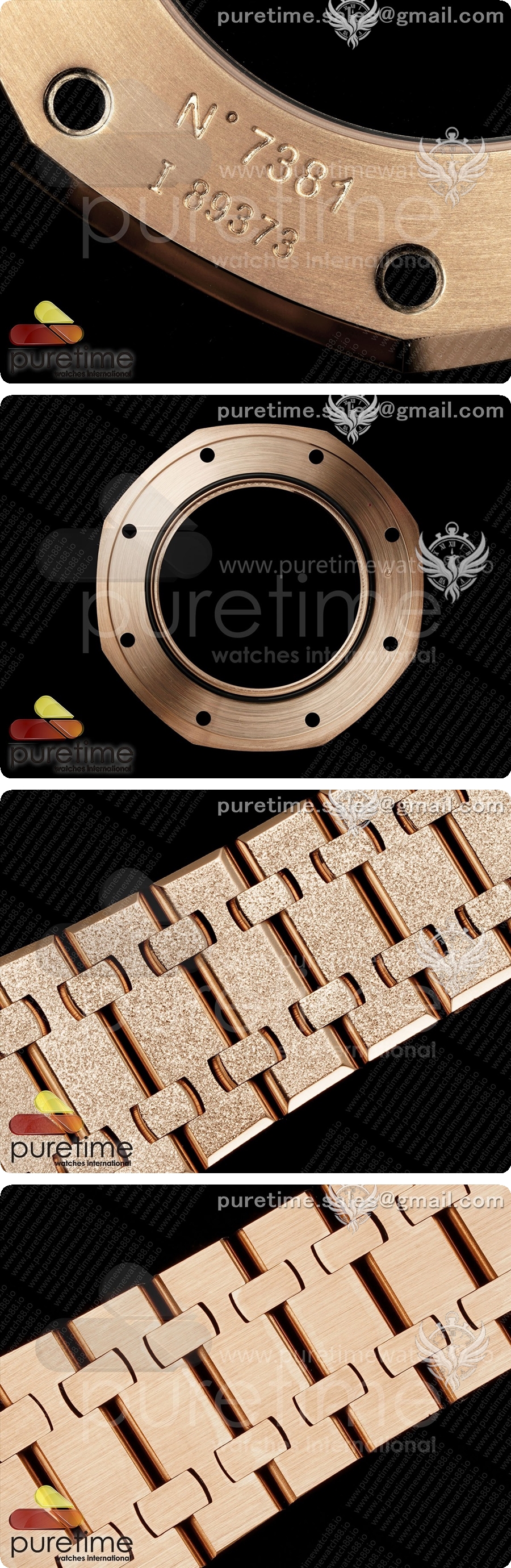 오데마피게 로얄 오크 41mm 오픈워크 프로스티드 RG 레인보우 베젤 OCTA 1:1 베스트 에디션 브레이슬릿 SA3132 V3 상세이미지 8