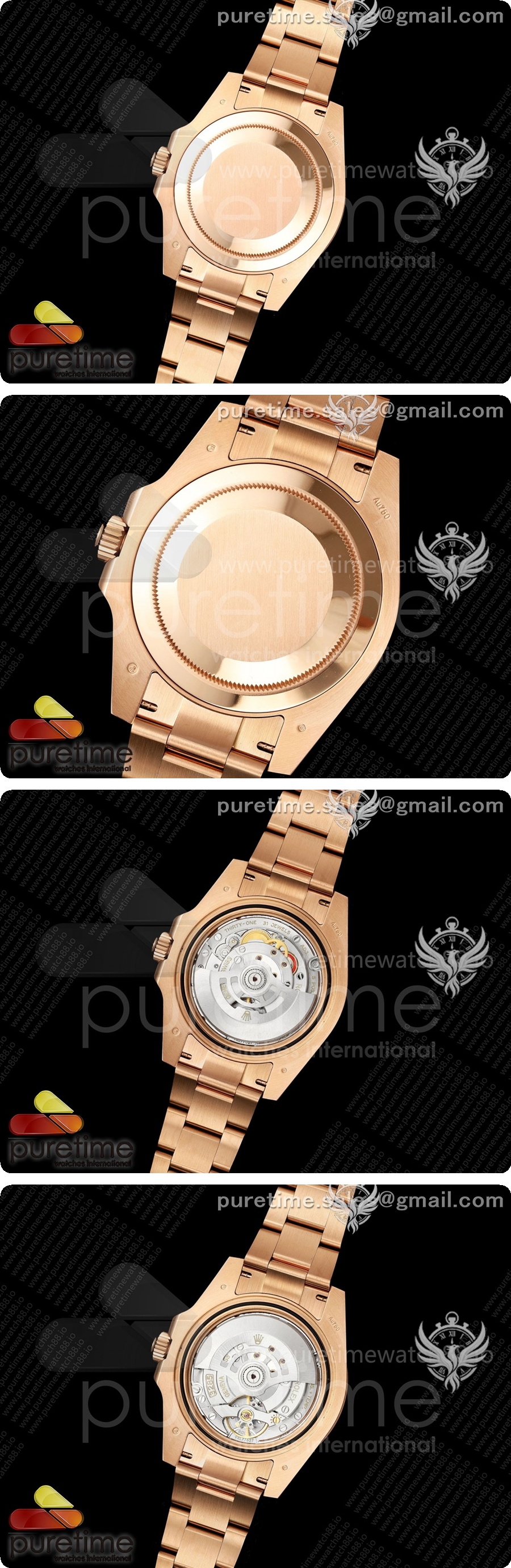 로렉스 GMT-Master II 126715 CHNR 블랙/브라운 세라믹 WF 베스트 에디션 블랙 다이얼 브레이슬릿 JH3285 CHS 상세이미지 5