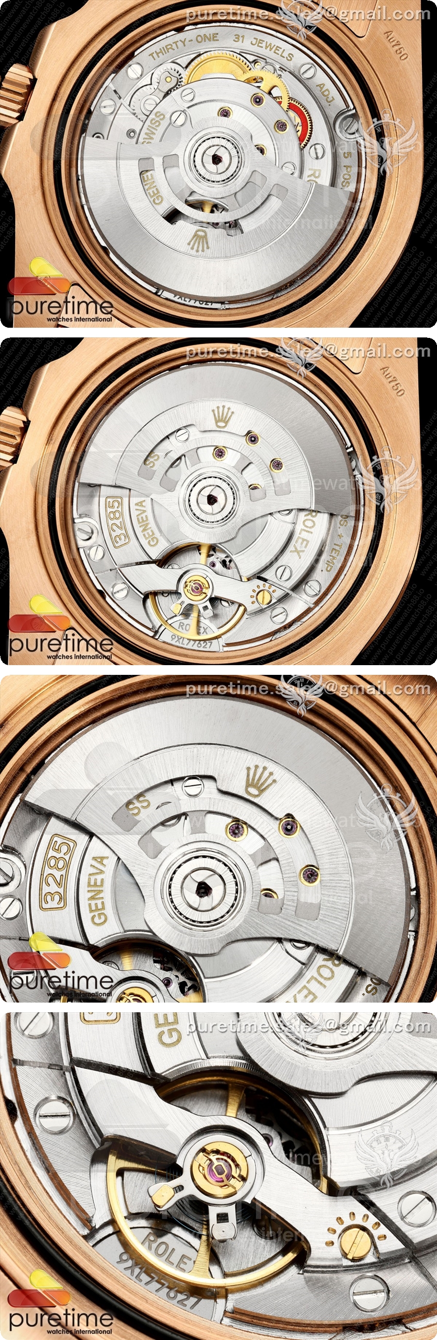 로렉스 GMT-Master II 126715 CHNR 블랙/브라운 세라믹 WF 베스트 에디션 블랙 다이얼 브레이슬릿 JH3285 CHS 상세이미지 6