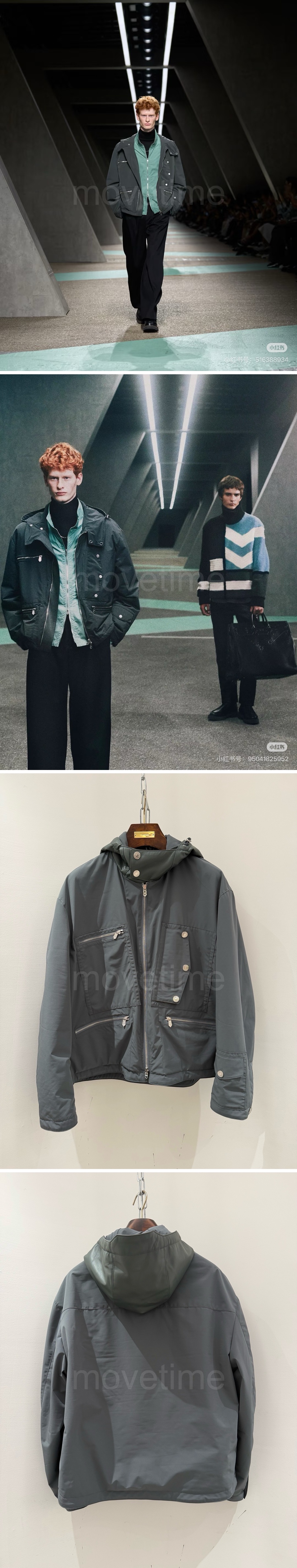 에르메스 후드 레더가죽 자켓 26SS 상세이미지 2