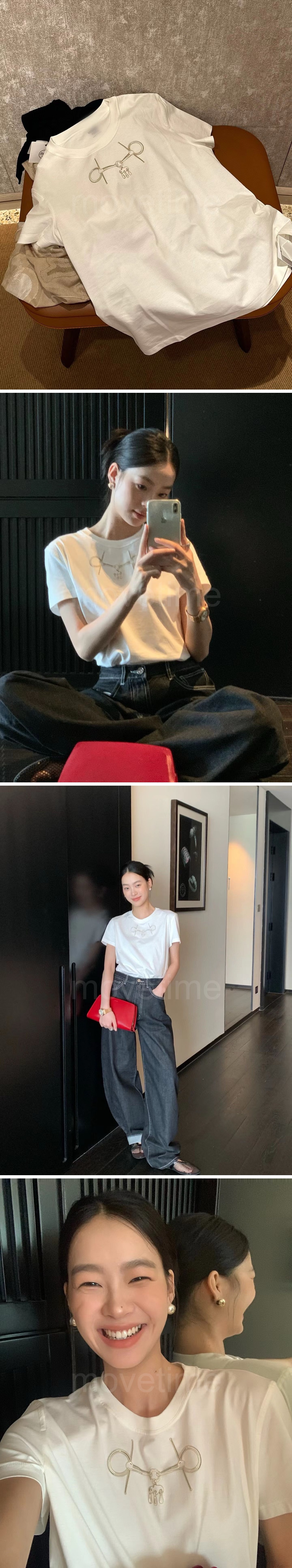 에르메스 여성 Mors 반팔 티셔츠 26SS 상세이미지 3