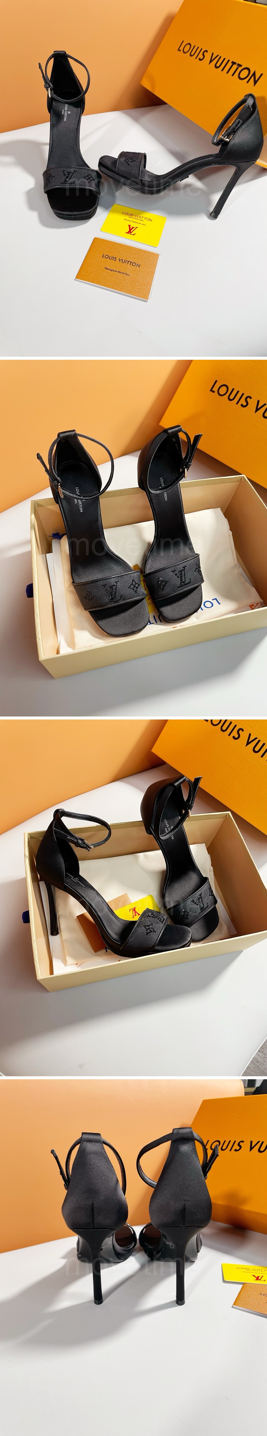 루이비통 여성 레더 가죽 10.5cm 힐 샌들 26SS 상세이미지 4