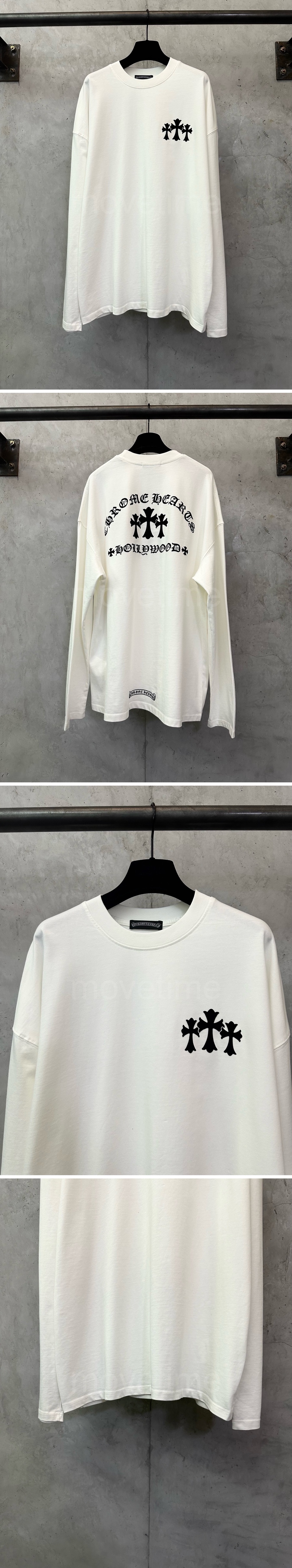 크롬하츠 남성용 긴팔티 320g, 26ss 상세이미지 2
