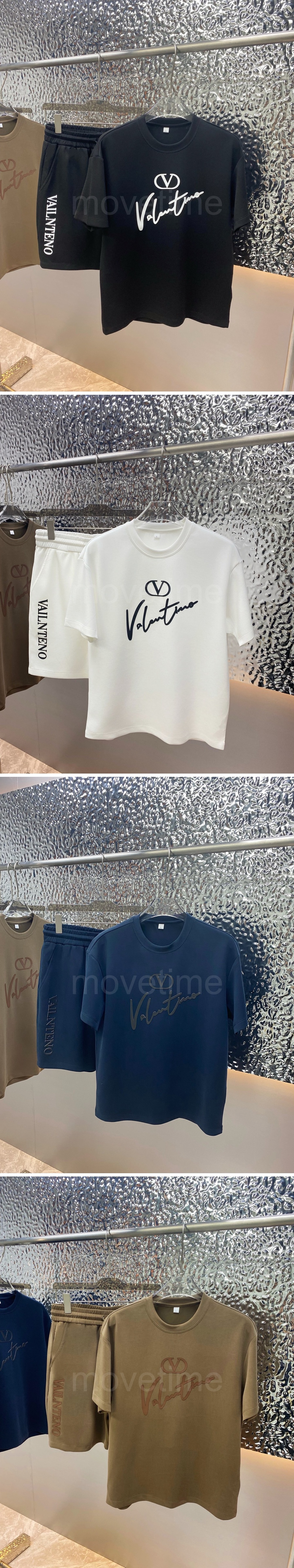 발렌티노 VLTN 여름 남자 반팔 티셔츠 셋트 26SS 상세이미지 2