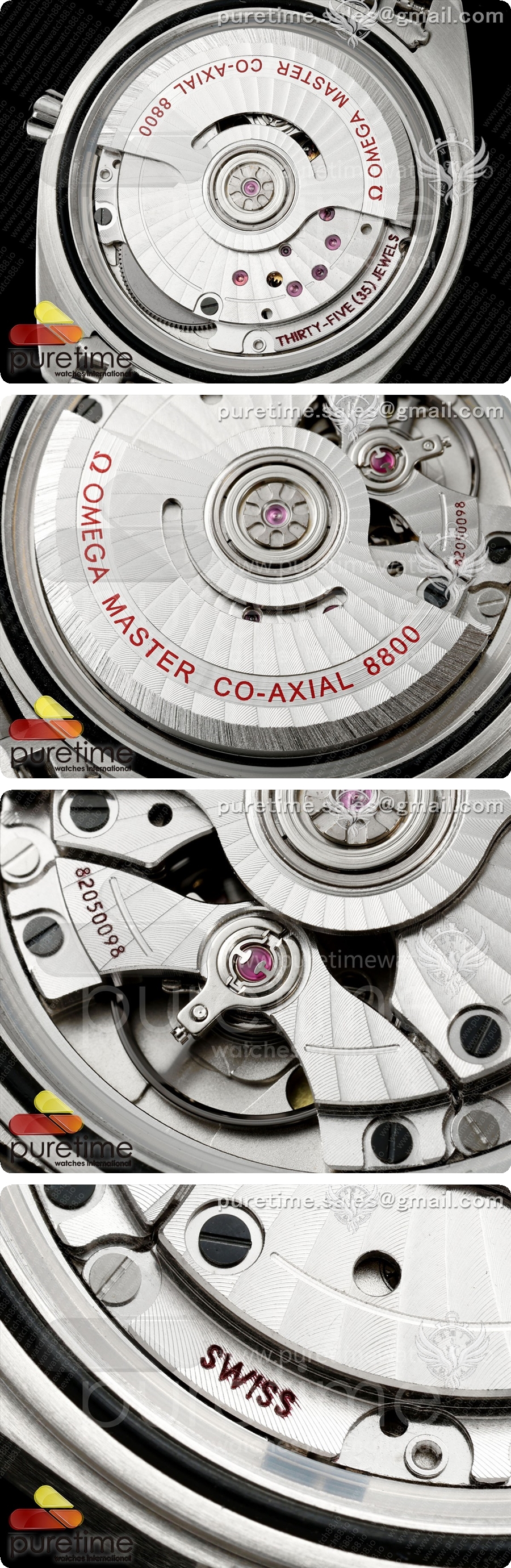오메가 아쿠아테라 셰이드 34mm 여자 스테인리스 스틸 VRSF 퍼플 다이얼 상세이미지 6