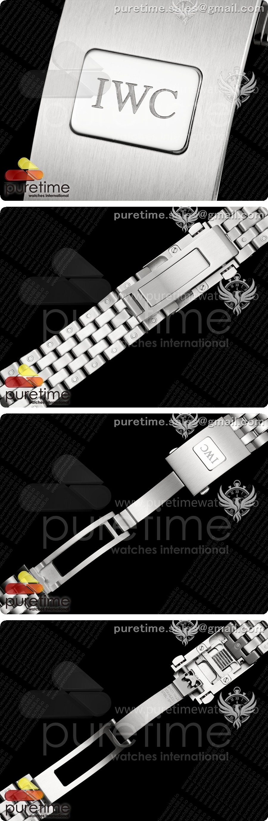 IWC Mark XX MZF 1:1 블루/로직 다이얼, 스테인리스 스틸 브레이슬릿 A2892 상세이미지 9