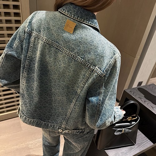 디올 여성 오블리크 데님 자켓 26SS