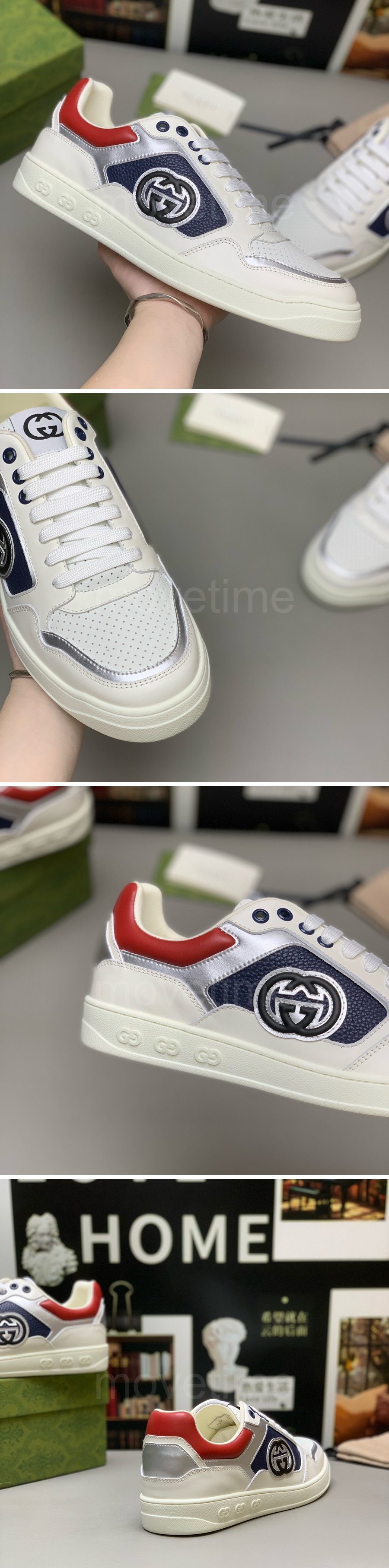 구찌 GG 레더 가죽 스니커즈 운동화 26SS 상세이미지 3