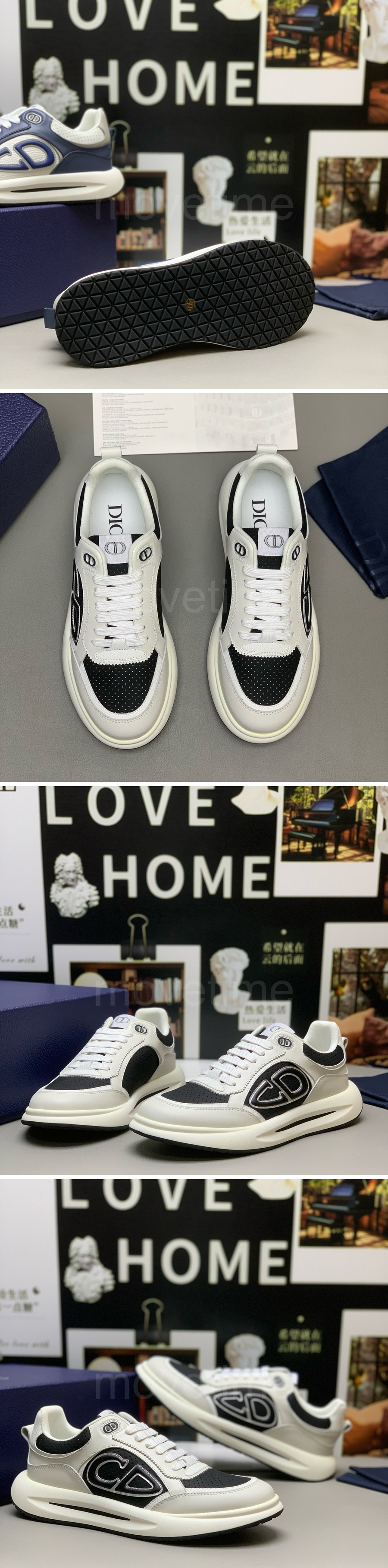 디올 CD 레더 가죽 스니커즈 운동화 26SS 상세이미지 4