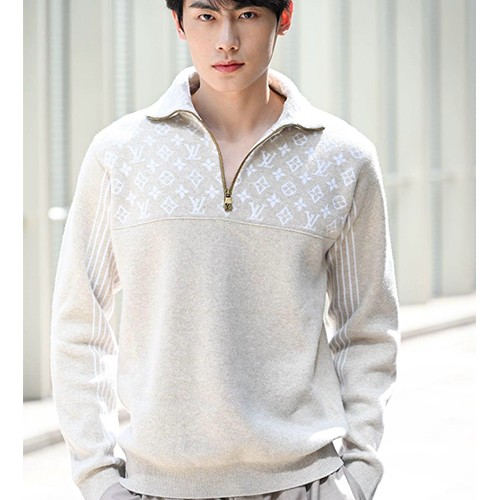루이비통 하이넥 하프지퍼 니트 스웨터 26SS