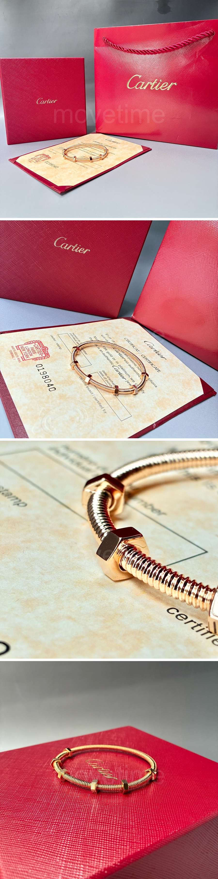 까르띠에 ECROU DE CARTIER 17사이즈 팔찌 26SS 상세이미지 2