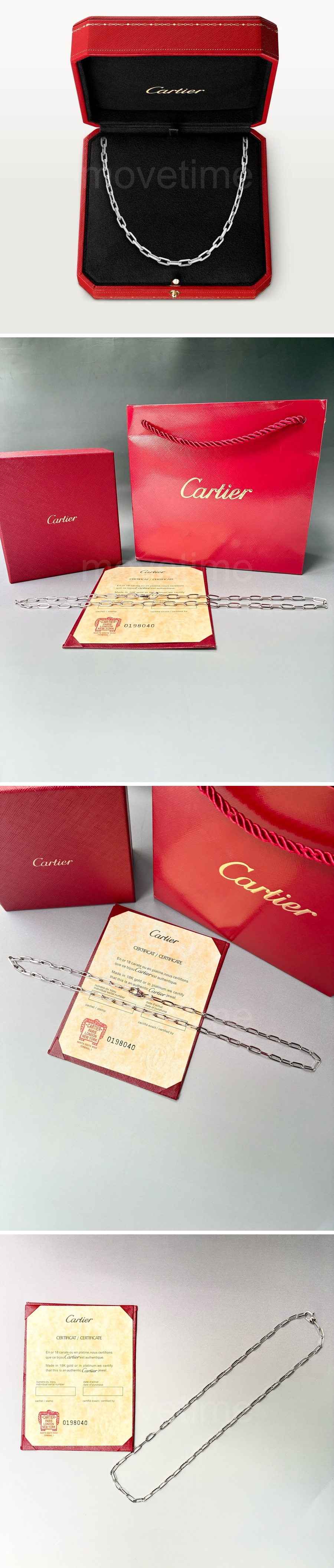 까르띠에 SANTOS DE CARTIER 62cm 목걸이 26SS 상세이미지 2