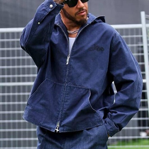 디올 DIOR AND LEWISHAMILTON 데님 후드 집업 자켓 26SS
