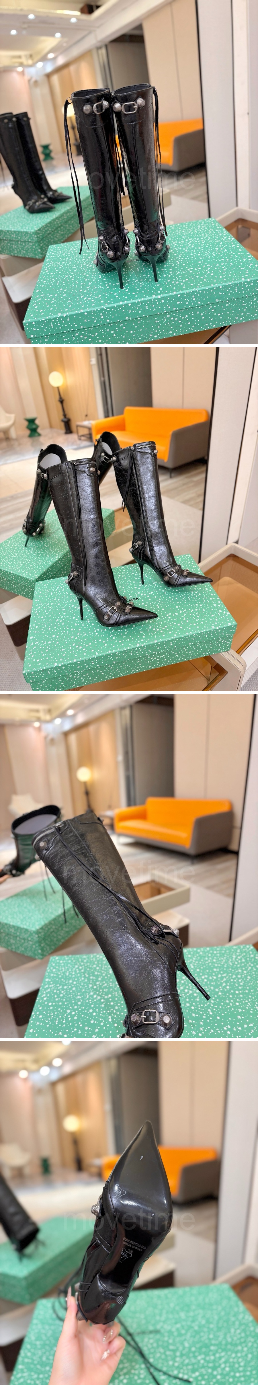발렌시아가 여성 Cagole 9.5cm 힐 부츠 26SS 상세이미지 3