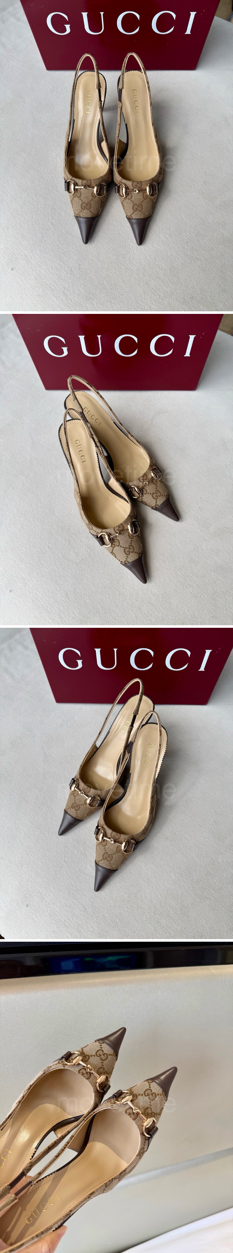 구찌 여자 8.5cm 힐 구두 샌들 레플리카 26SS 상세이미지 2
