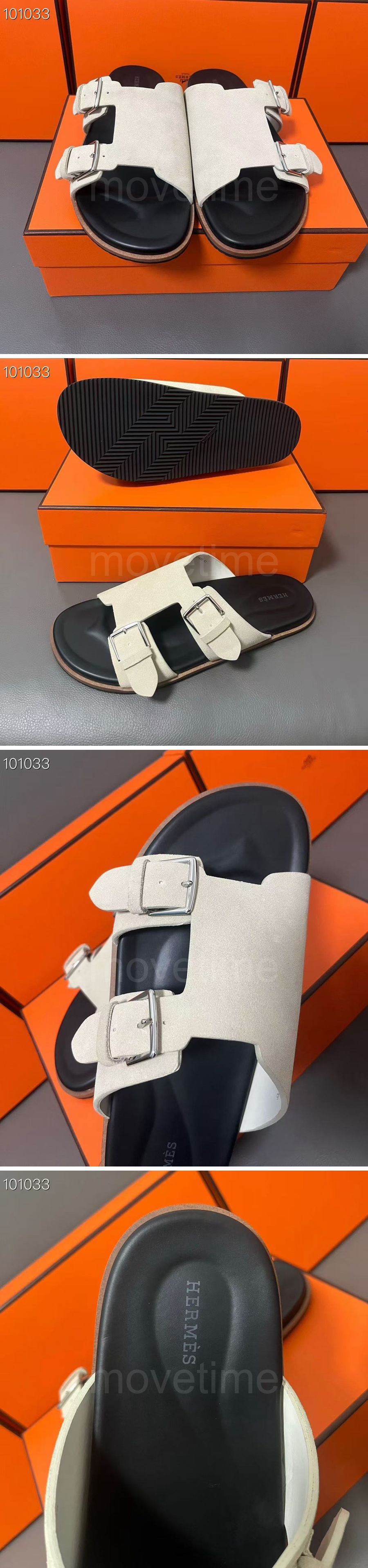 에르메스 레더 가죽 슬리퍼 26SS 상세이미지 3
