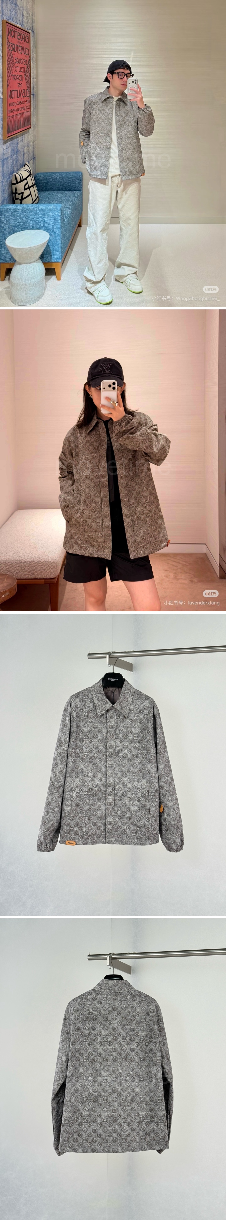 루이비통 프린티드 모노그램 코치 재킷 1AKPO2 26SS 상세이미지 2