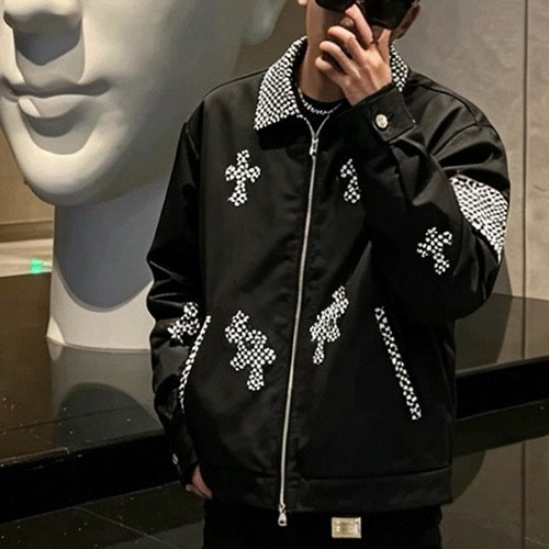 크롬하츠 크로스 카라 봄버 자켓 26SS