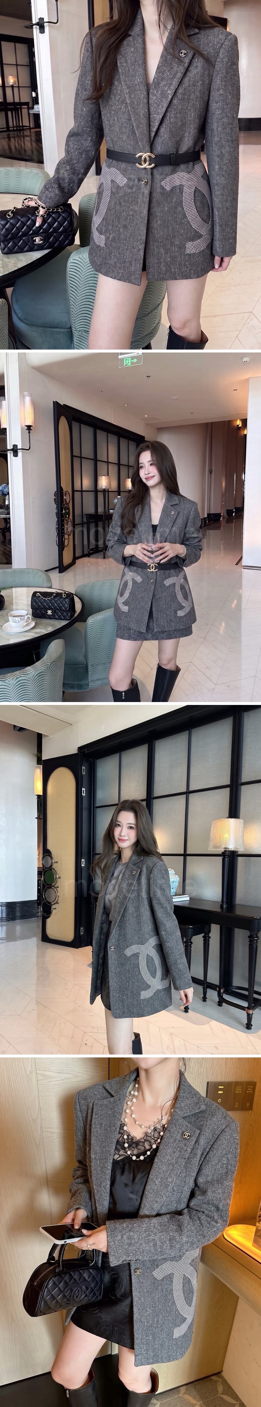 샤넬 여자 가을 오버핏 정장 레플리카 26SS 상세이미지 2