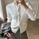 스키아파렐리 Schiaparelli 여성 라운드넥 니트 가디건 26SS