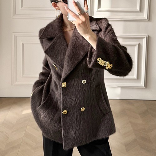 스키아파렐리 Schiaparelli 여성 캐시미어 코트 자켓 26SS