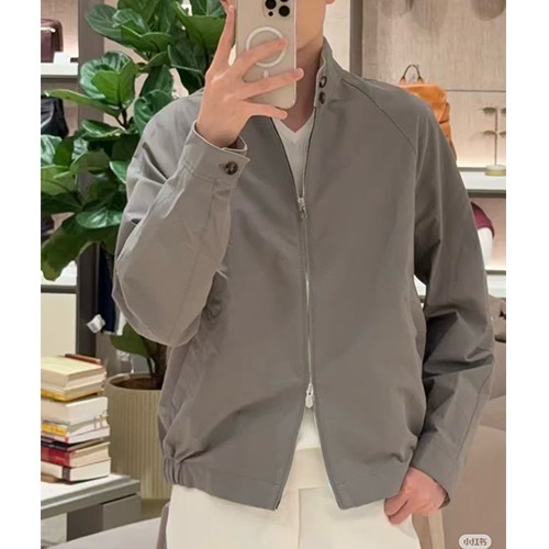 브루넬로 쿠치넬리 터틀넥 봄버 자켓 26SS